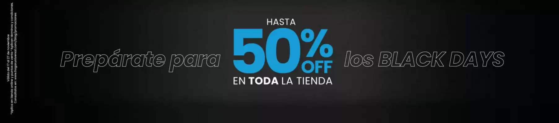 Catálogo Hogar Universal (válido hasta 27-11)