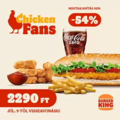 Burger King akciós újság (érvényes eddig: 8-12)