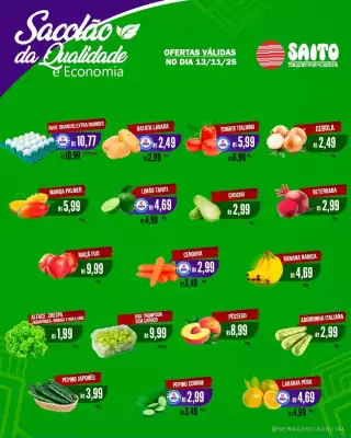Catálogo Saito Supermercados (válido até 25-11)
