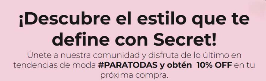 Catálogo Secret Página 1