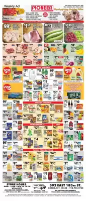 Pioneer Supermarkets weekly ad (valid until 22-11)