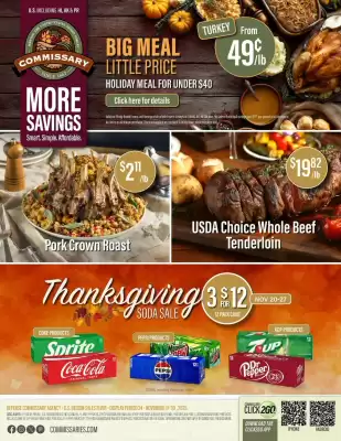 Commissary weekly ad (valid until 30-11)