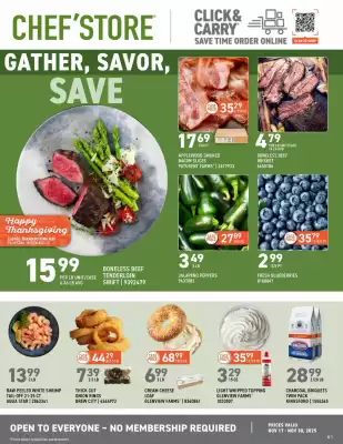 US Foods Chef's Store weekly ad (valid until 30-11)