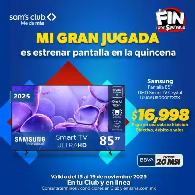 Catálogo Sam's Club (válido hasta 19-11)