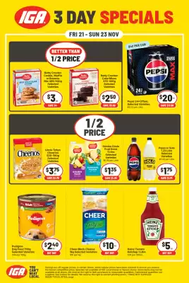 IGA catalogue