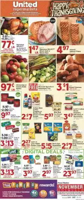 United Supermarkets weekly ad (valid until 26-11)