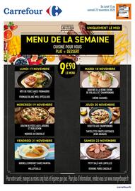 Catalogue Carrefour | MENU DE LA SEMAINE page 1