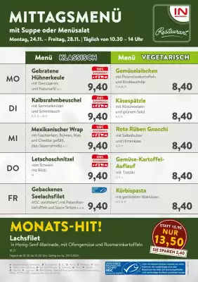 Interspar Restaurant Flugblatt (gültig bis 28-11)
