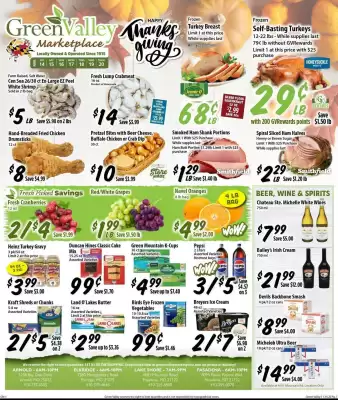 Green Valley Marketplace weekly ad (valid until 20-11)