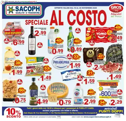 Volantino Sacoph (valido fino al 26-11)