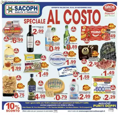 Volantino Sacoph (valido fino al 26-11)