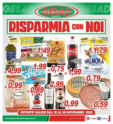 Volantino Gesad Supermercati (valido fino al 26-11)