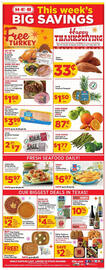 H-E-B weekly ad Page 1