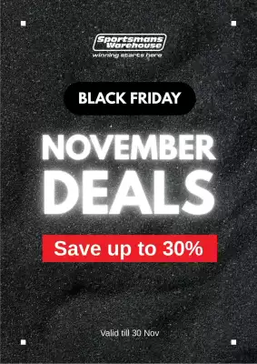 Sportsmans Warehouse catalogue (valid until 30-11)