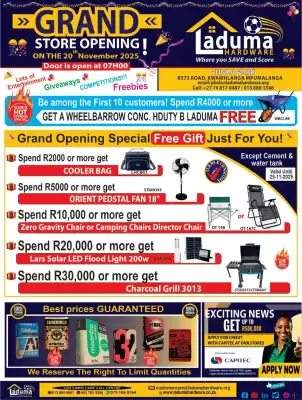 Laduma Hardware catalogue catalogue (valid until 10-12)
