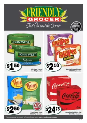 Friendly Grocer catalogue (valid until 25-11)