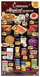 Colemans flyer week 47 Page 1