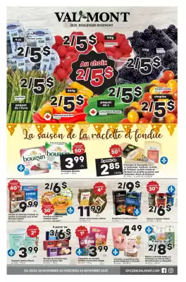 Val-Mont flyer (valid until 26-11)