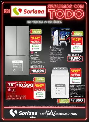 Folleto Soriana Híper (válido hasta 18-11)