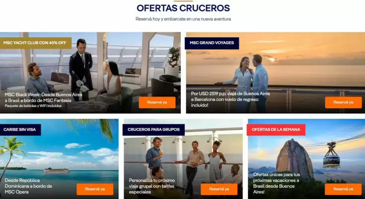 Catálogo MSC Cruceros (válido hasta 30-11)