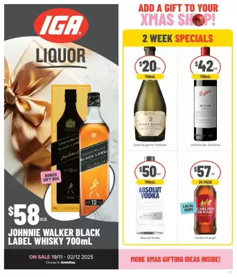 IGA Liquor catalogue (valid until 2-12)
