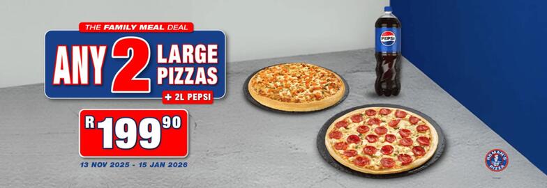 Roman's Pizza catalogue Page 1