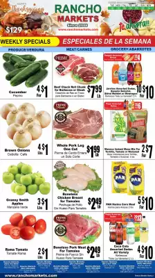 Rancho Markets weekly ad (valid until 24-11)