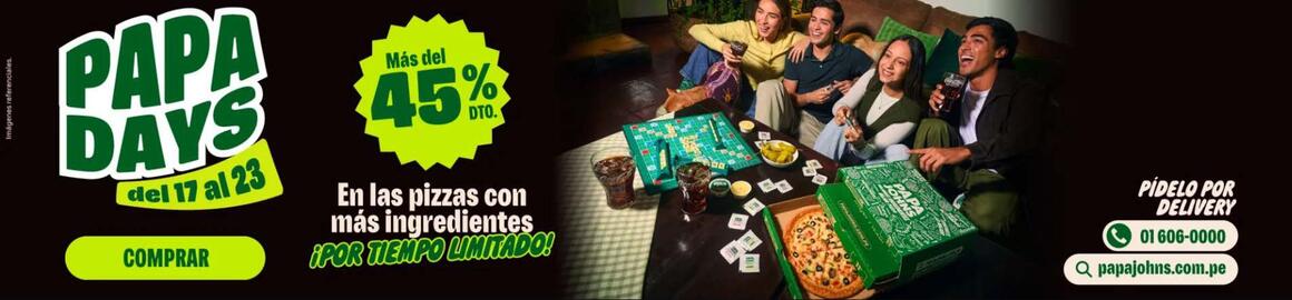 Catálogo Papa John's semana 47 Página 1