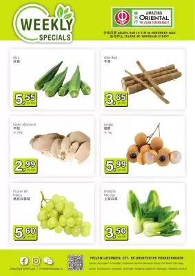 Amazing Oriëntal folder (geldig t/m 25-11)