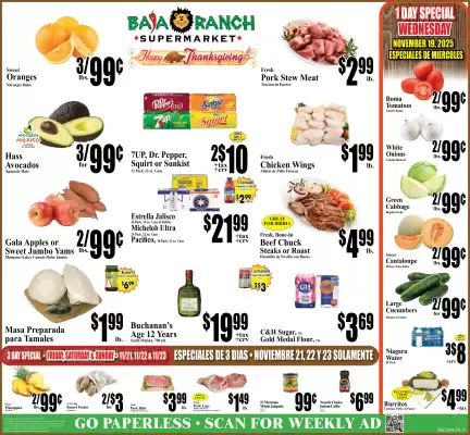 Baja Ranch weekly ad (valid until 25-11)