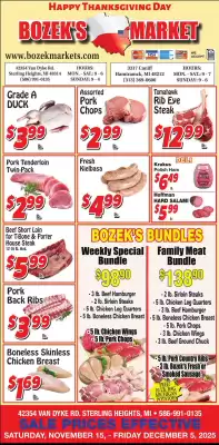 Bozek's Market weekly ad (valid until 5-12)