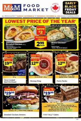 M & M Food Market flyer