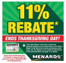 Menards weekly ad week 47 Page 1