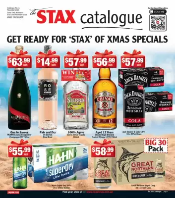 Liquor Stax catalogue (valid until 30-11)