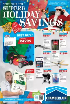 Chamberlain catalogue (valid until 4-01)