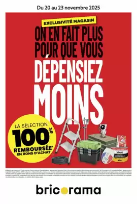 Catalogue Bricorama (valable jusqu'au 23-11)