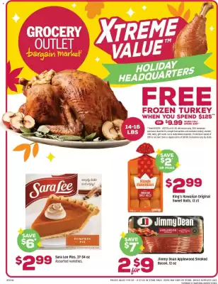 Grocery Outlet weekly ad (valid until 27-11)
