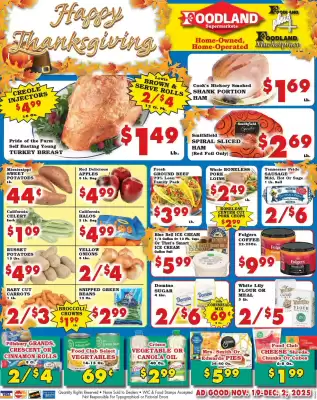 Foodland weekly ad (valid until 2-12)