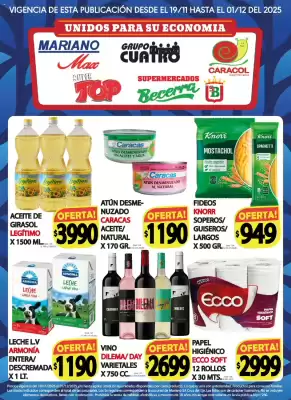 Catálogo Supermercados Mariano Max (válido hasta 1-12)