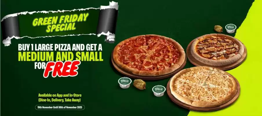 Papa John's catalogue (valid until 30-11)