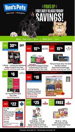 Ren’s Pets Depot flyer week 47 Page 1