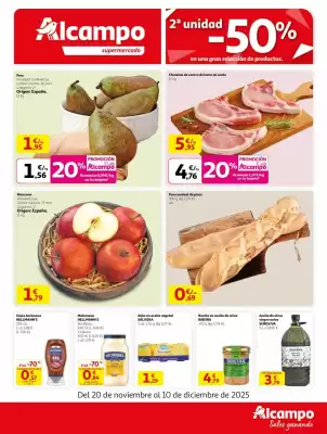 Folleto Alcampo supermercado (válido hasta el 10-12)