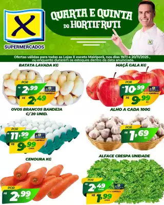 Folheto X Supermercados (válido até 20-11)