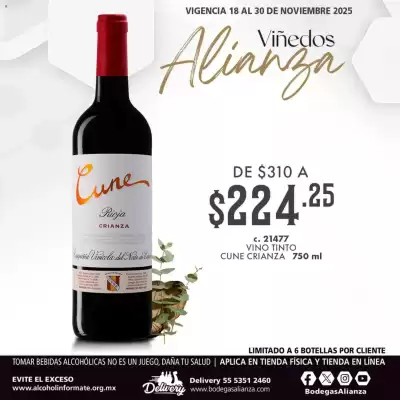 Folleto Bodegas Alianza (válido hasta 1-12)