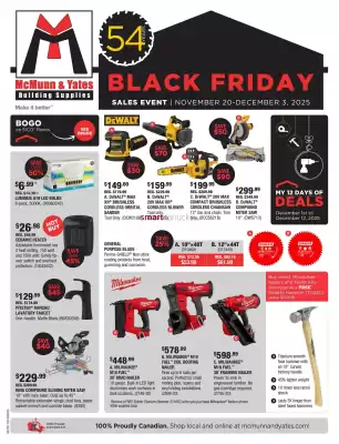 McMunn & Yates Building Supplies flyer (valid until 26-11)