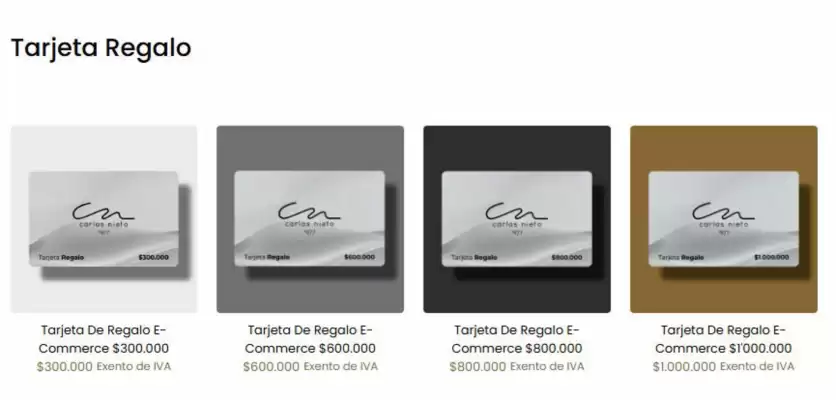 Catálogo Carlos Nieto (válido hasta 31-12)