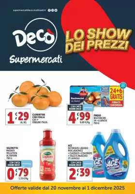 Volantino Deco Supermercati (valido fino al 1-12)