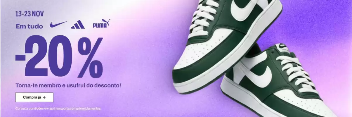 Folheto Sport Zone (válido até 23-11)