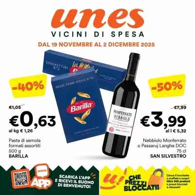 Volantino Unes (valido fino al 2-12)