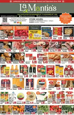 Lamantia's flyer (valid until 25-11)